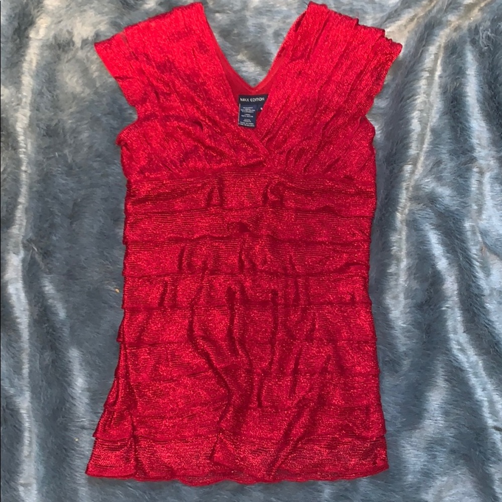 MAX EDITION RED ❤️BLOUSE
